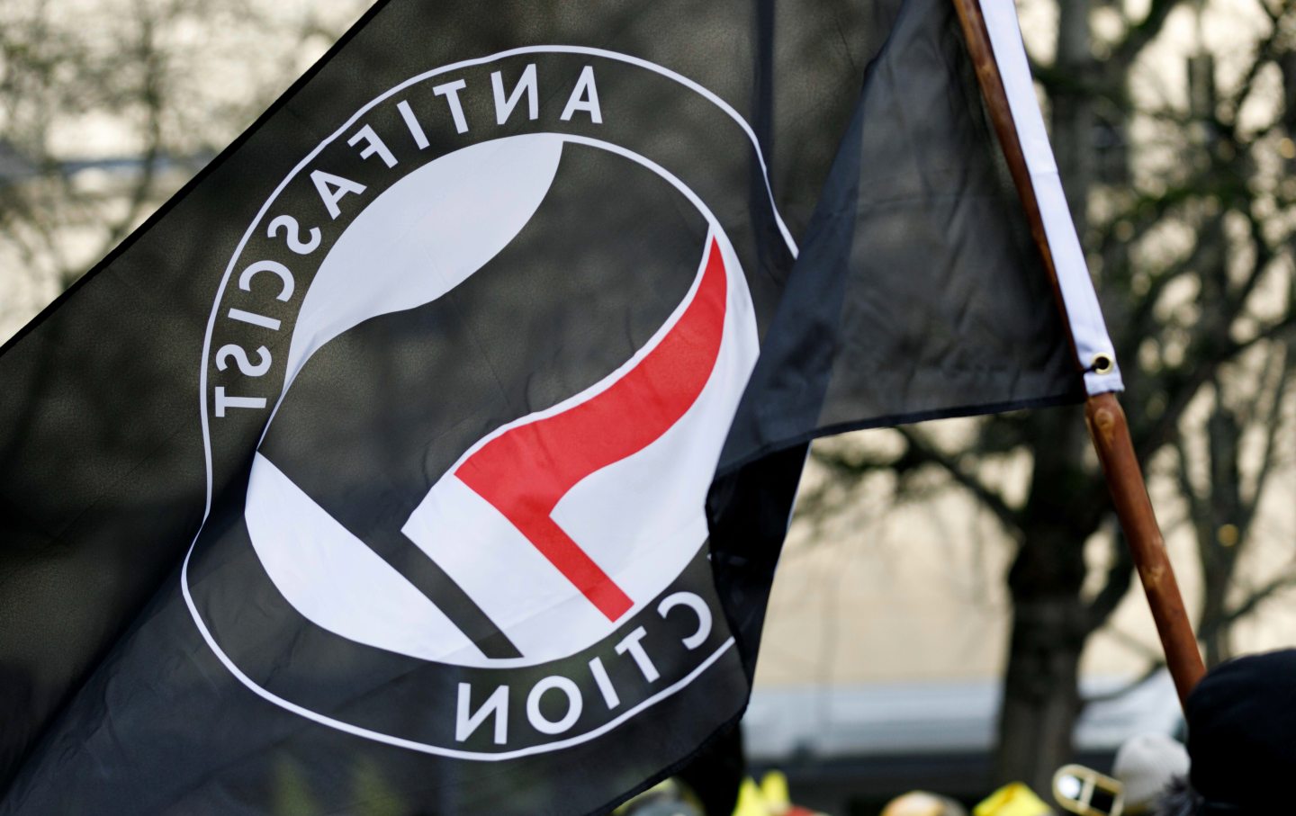 A flag that says 